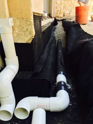 Drainage Panels and French Drains
