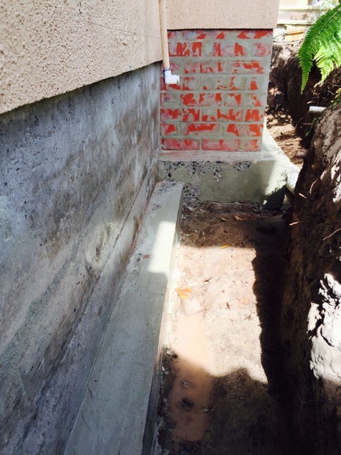 Foundation and footing repairs corrected