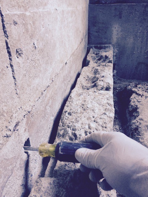 Square holes in foundation