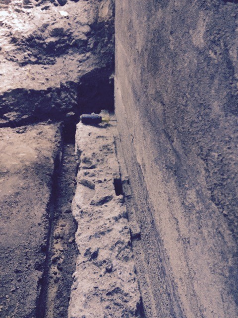 Stake penetrations in foundation footings