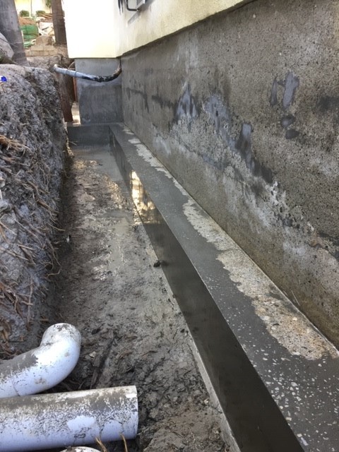 Orange County Foundation waterproofing applied